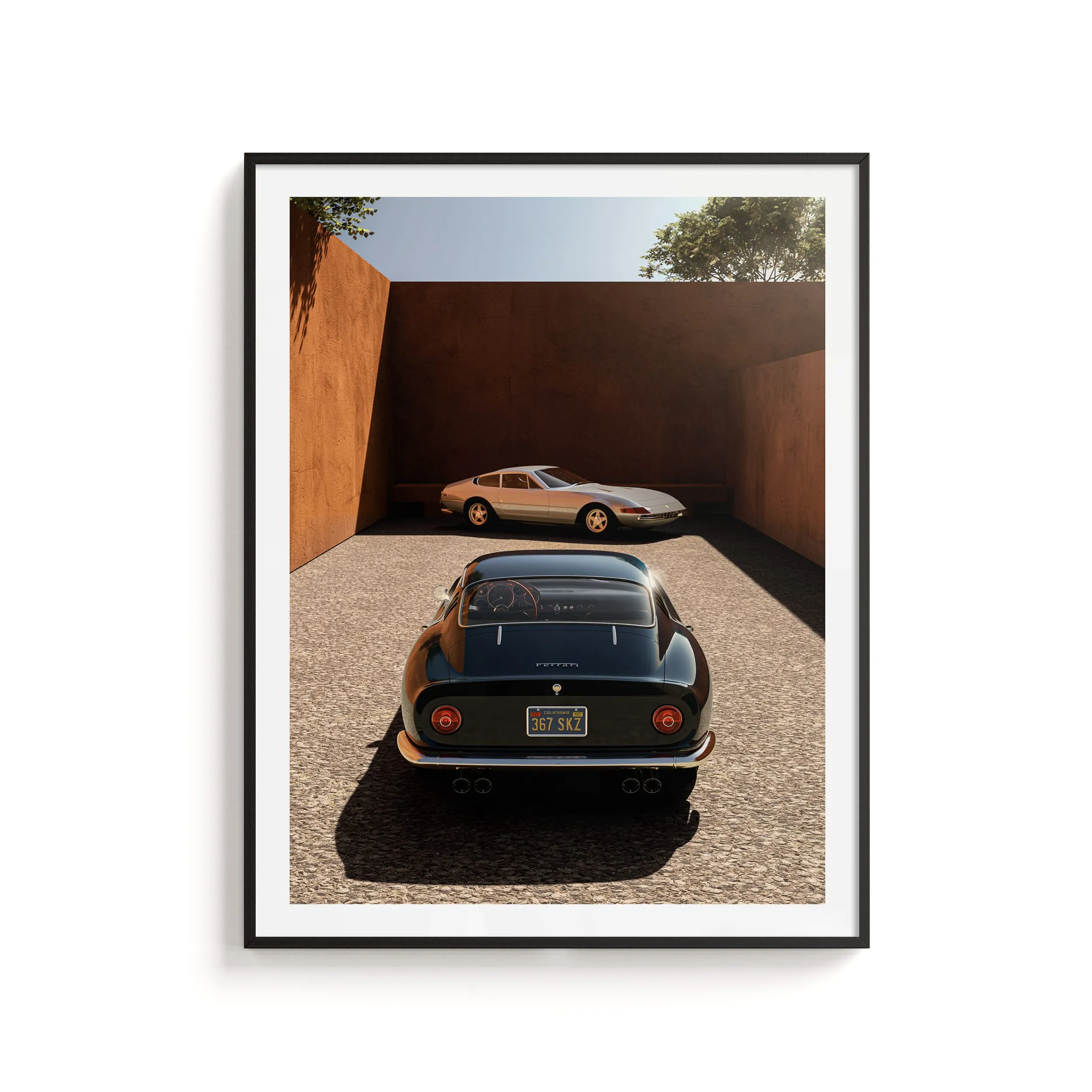 Ferrari 275 GT & 365 GTB4 print