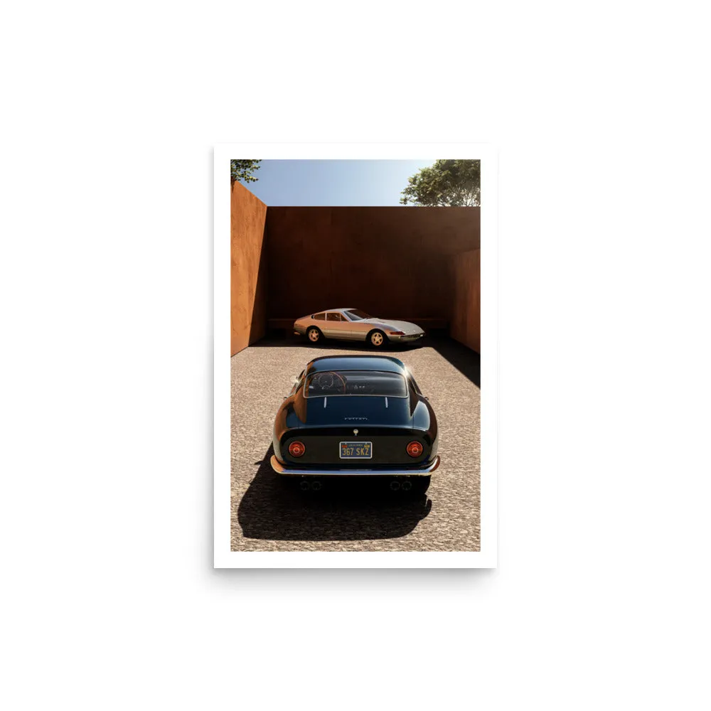 Ferrari 275 GT & 365 GTB4 print