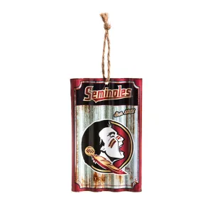 Florida State University, Metal Corrugated Ornament