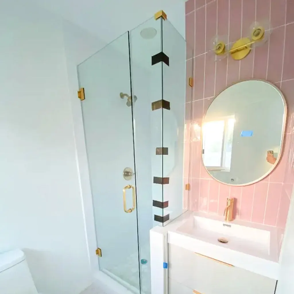 Flow Velvet Pink Rectangular Wall Tile - Wall Mount - 3 x 12" Ceramic/Pink - Piece : 0.25 SqFt = $ 6.91 / Box: 12.64 Sqft = $ 88.00 - Pieces Per Box: 50