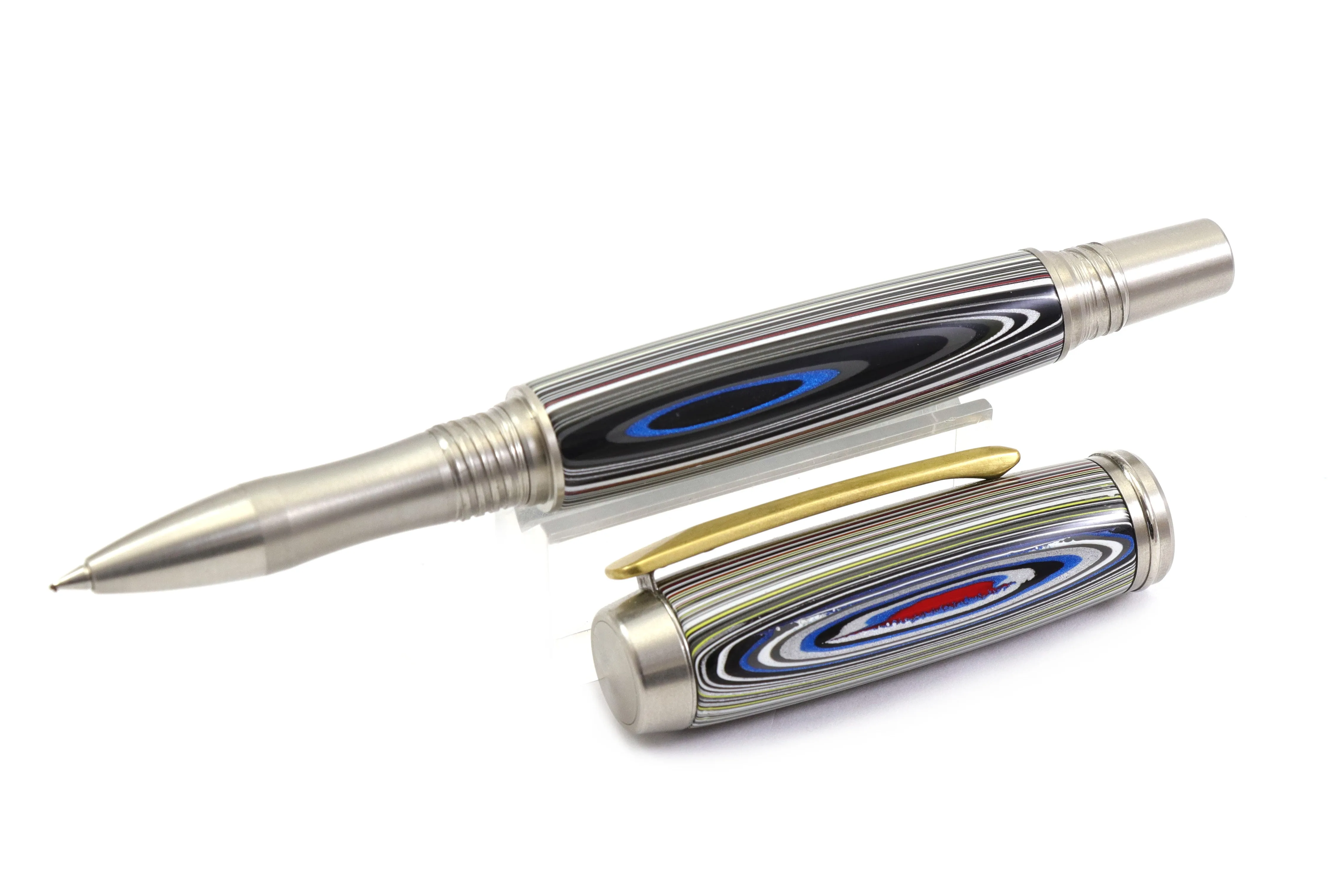 Fordite Rollerball Pen - Motor Agate Pen