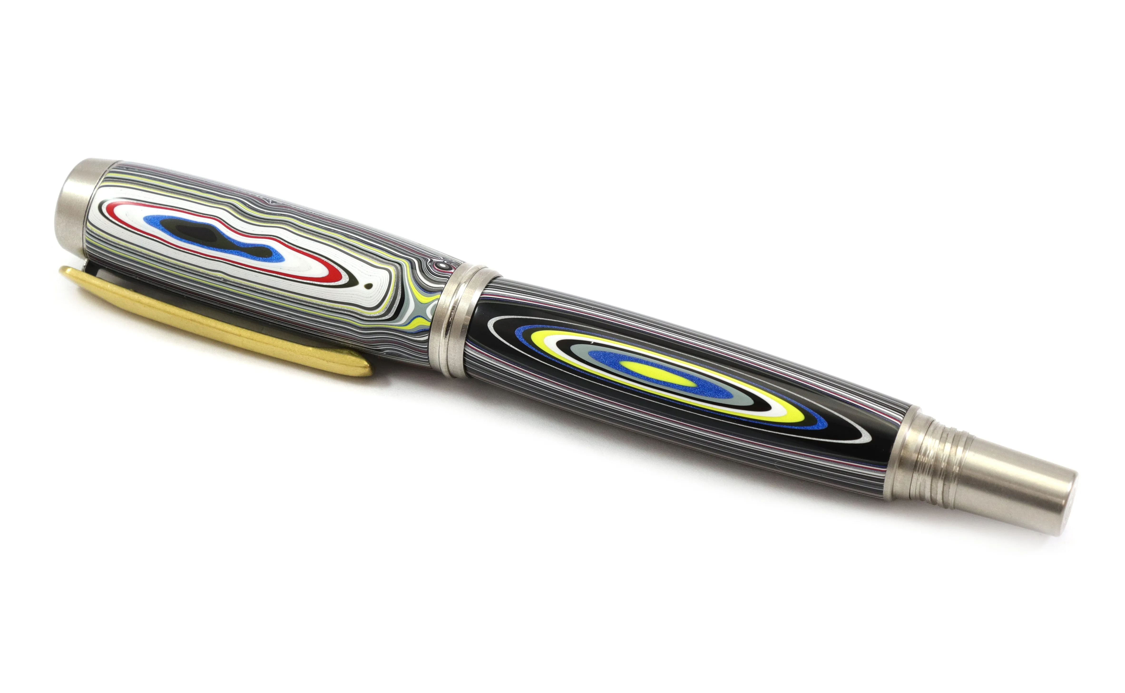 Fordite Rollerball Pen - Motor Agate Pen
