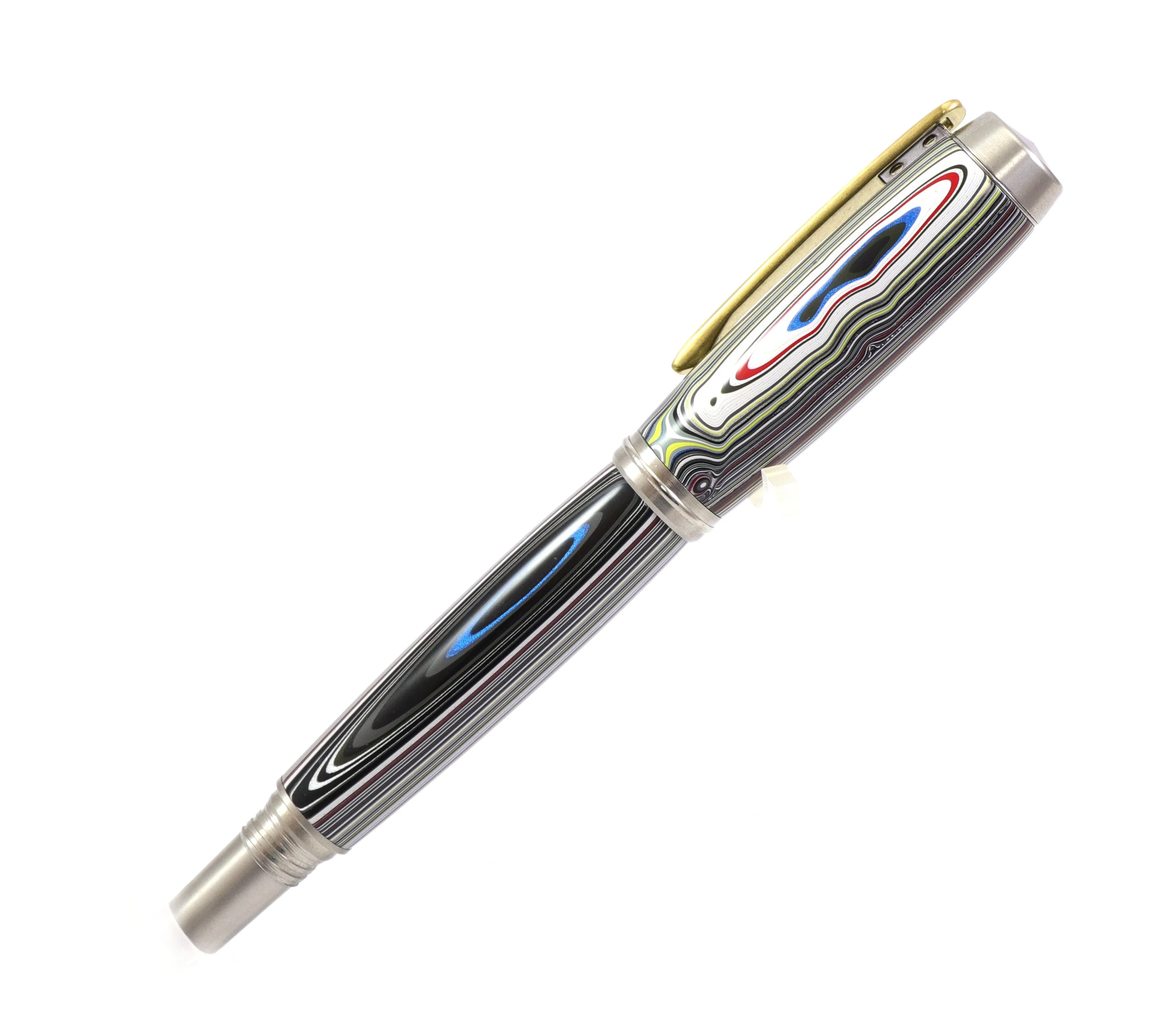 Fordite Rollerball Pen - Motor Agate Pen