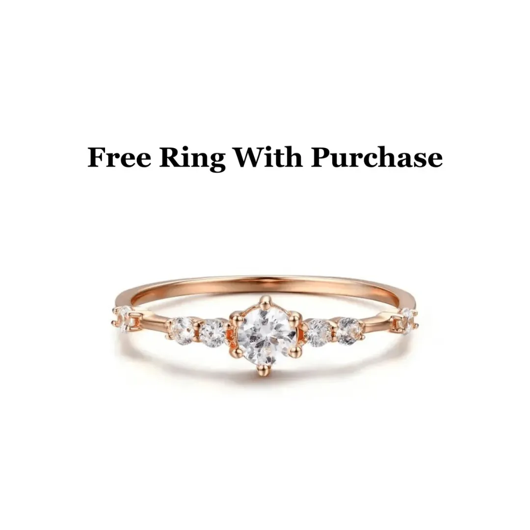 Genuine Lavender Amethyst Engagement Ring
