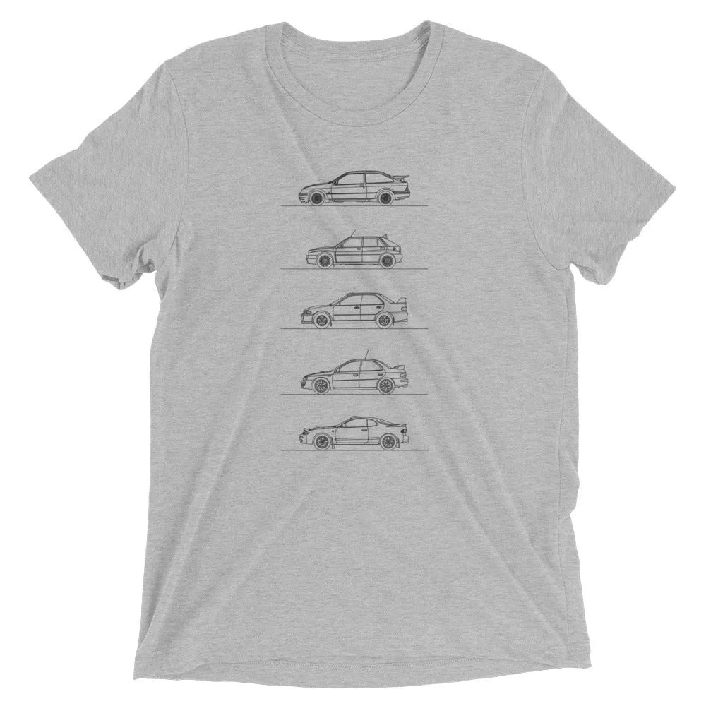 Group A Rally Legends Outline T-shirt