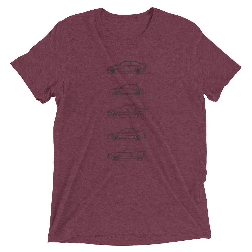 Group A Rally Legends Outline T-shirt