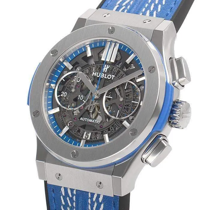 HUBLOT CLASSIC FUSION AEROFUSION 2016 ICC WORLD TWENTY20 TITANIUM  45 MM MEN WATCH 525.NX.0129.VR.ICC16