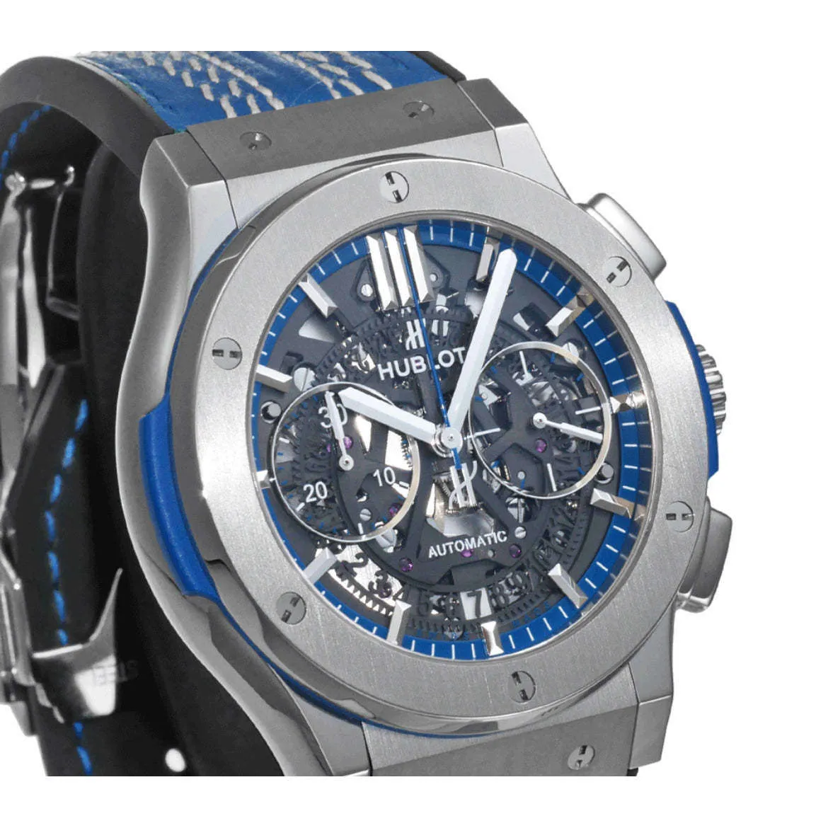 HUBLOT CLASSIC FUSION AEROFUSION 2016 ICC WORLD TWENTY20 TITANIUM  45 MM MEN WATCH 525.NX.0129.VR.ICC16