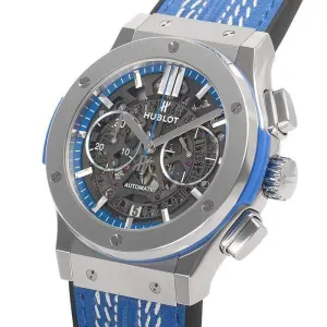 HUBLOT CLASSIC FUSION AEROFUSION 2016 ICC WORLD TWENTY20 TITANIUM  45 MM MEN WATCH 525.NX.0129.VR.ICC16