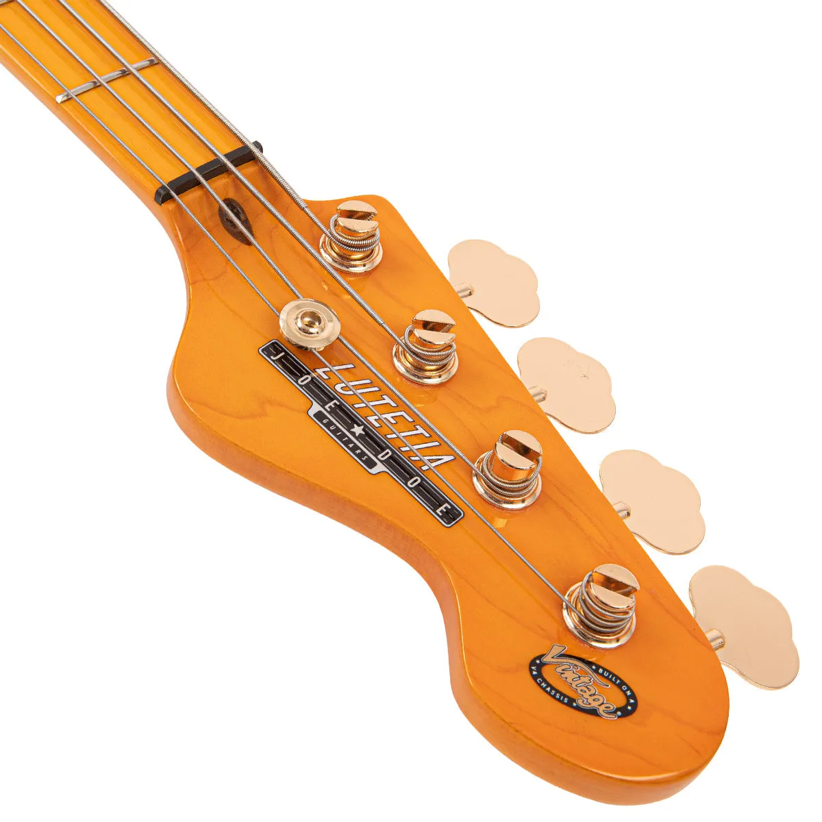 Joe Doe 'Lutetia' Bass Guitar by Vintage ~ Blackburst with Case