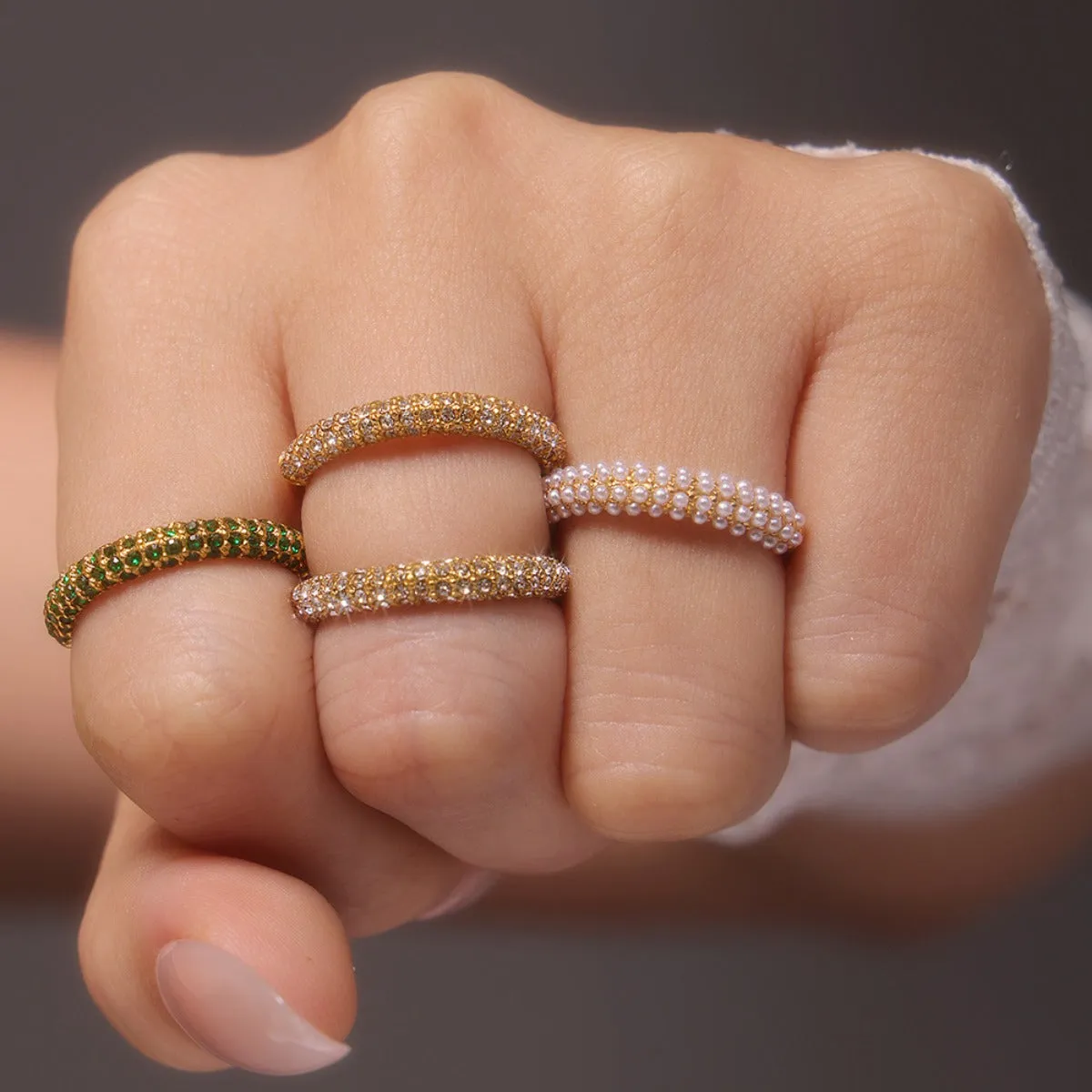 Lustre Zircon Band