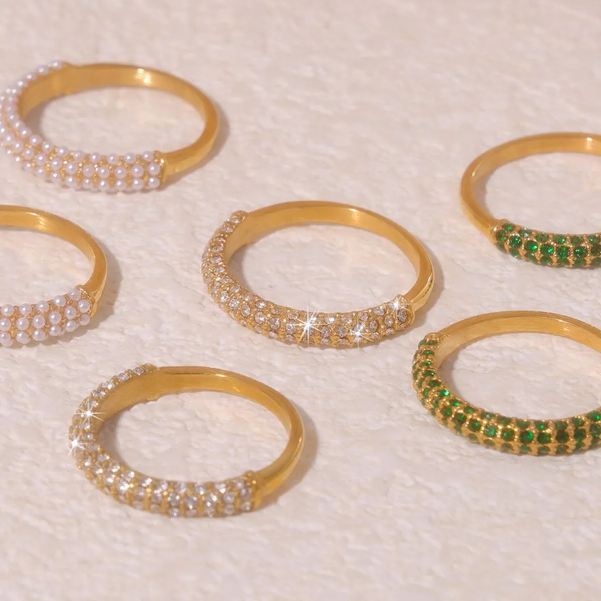 Lustre Zircon Band