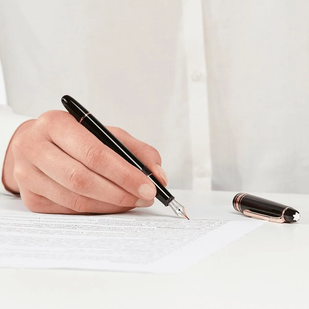 Montblanc ISISSTERück Red Gold Classique Punta F 112675