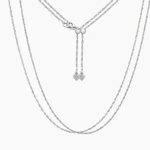 Necklace With Adjustable Chain