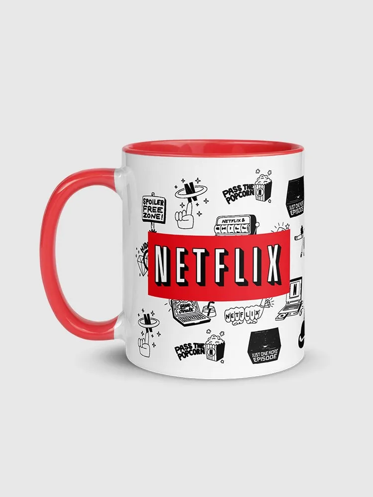 Netflix Vintage Logo Two-Tone Mug