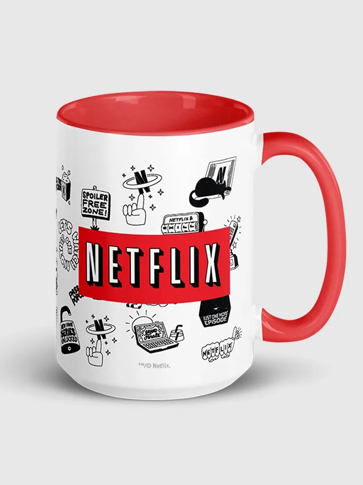 Netflix Vintage Logo Two-Tone Mug