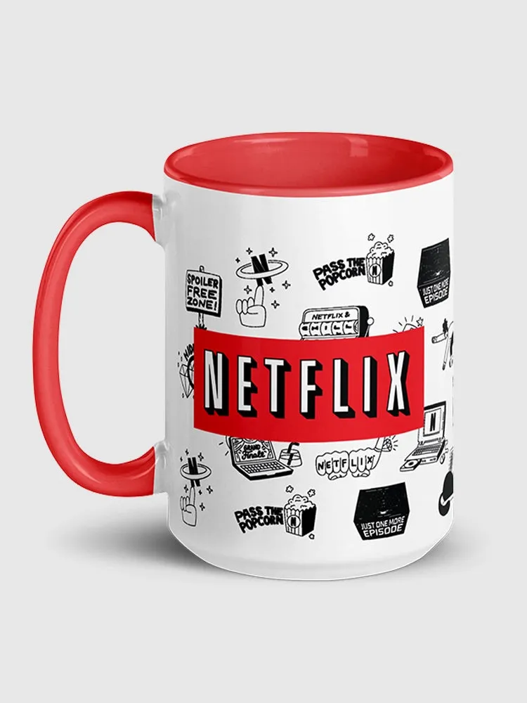 Netflix Vintage Logo Two-Tone Mug
