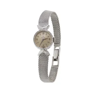 Omega 1960's 14KT White Gold Ladies Cocktail Watch