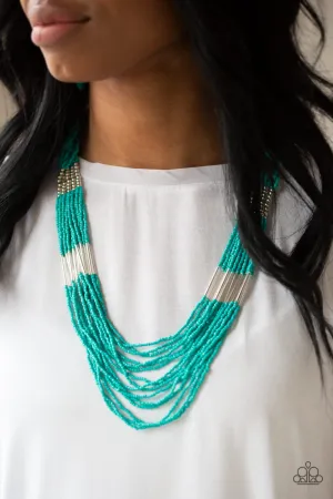 Paparazzi - Let It BEAD - Blue Necklace