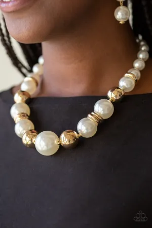 Paparazzi - New York Nightlife - Gold Necklace