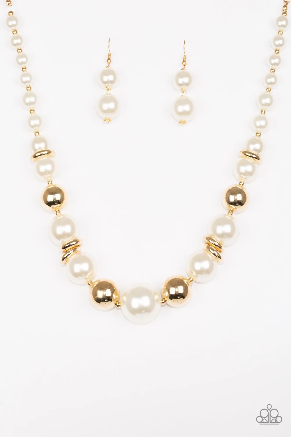 Paparazzi - New York Nightlife - Gold Necklace