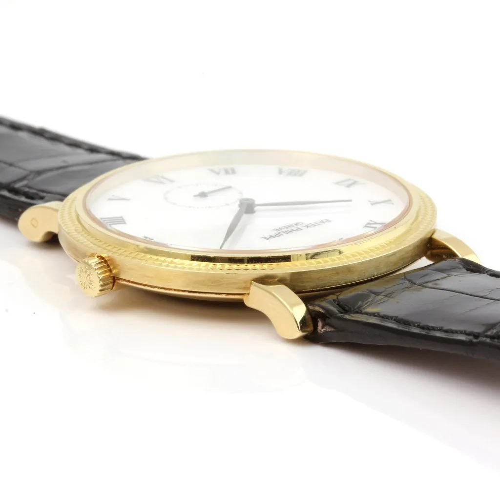 Patek Philippe 3919J Classic Calatrava 2nd Series Watch Circa 1994