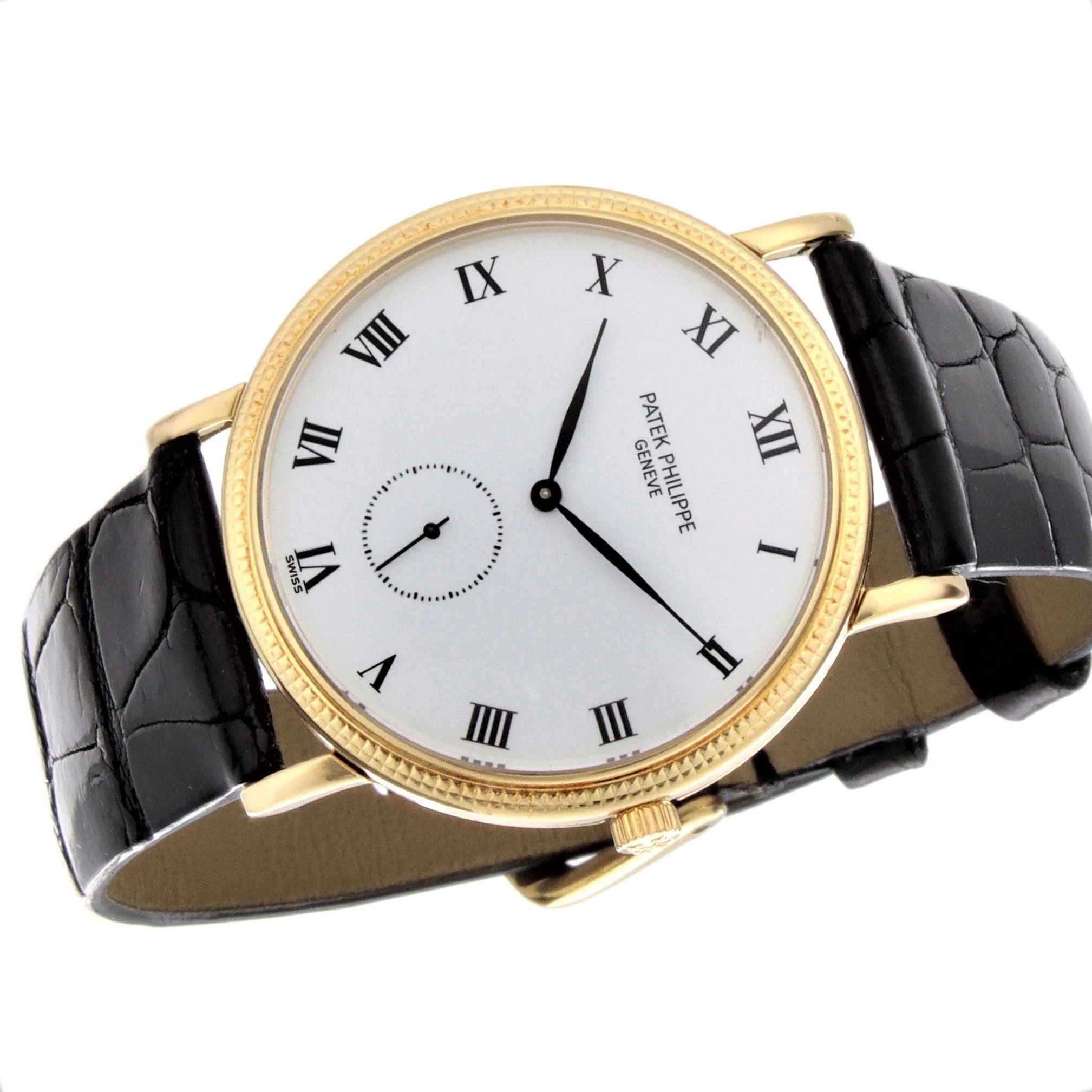 Patek Philippe 3919J Classic Calatrava 2nd Series Watch Circa 1994