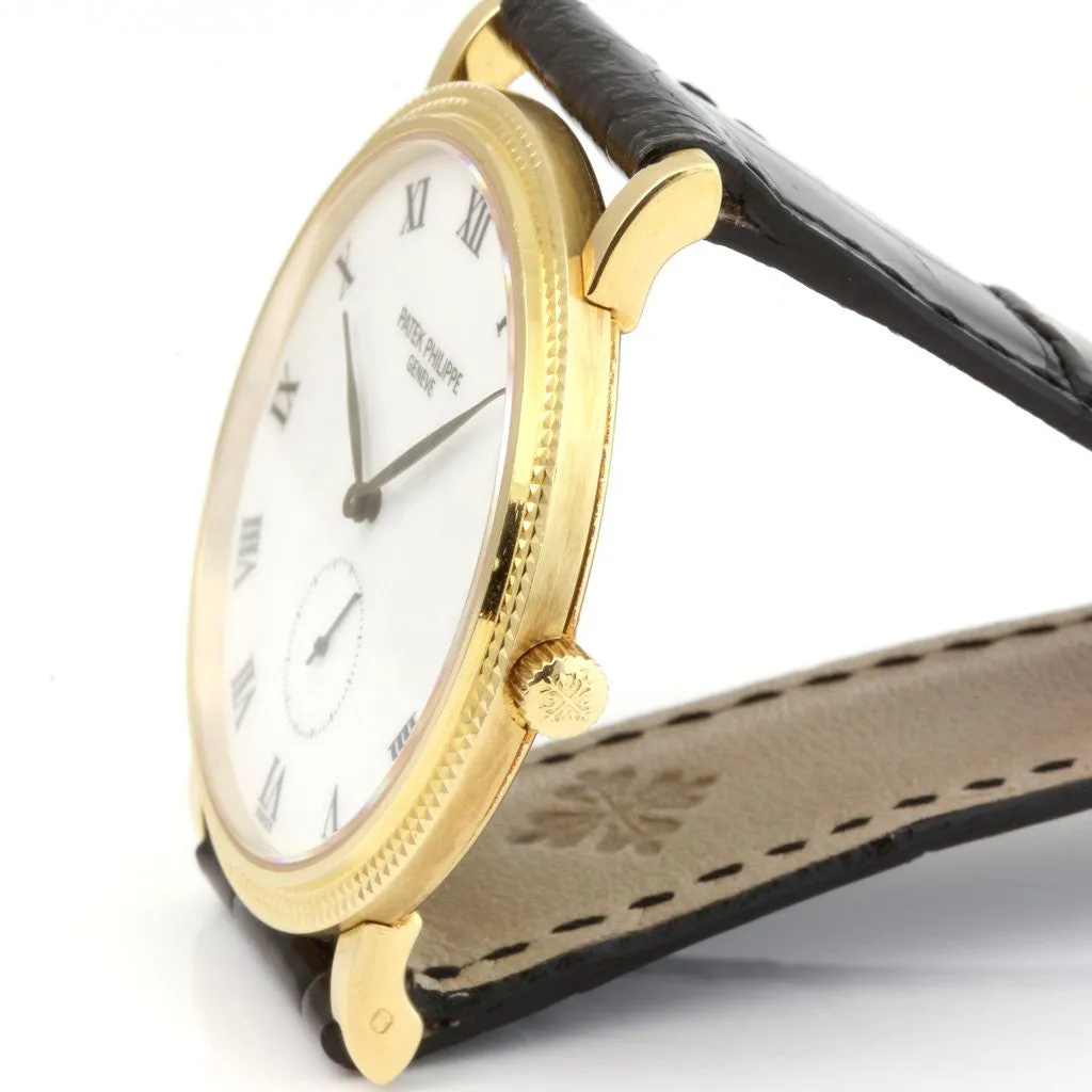 Patek Philippe 3919J Classic Calatrava 2nd Series Watch Circa 1994