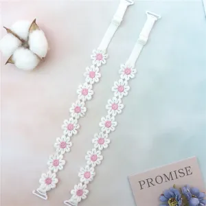 Pink Daisy Bra Strap