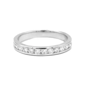 Platinum .30ctw Channel Band