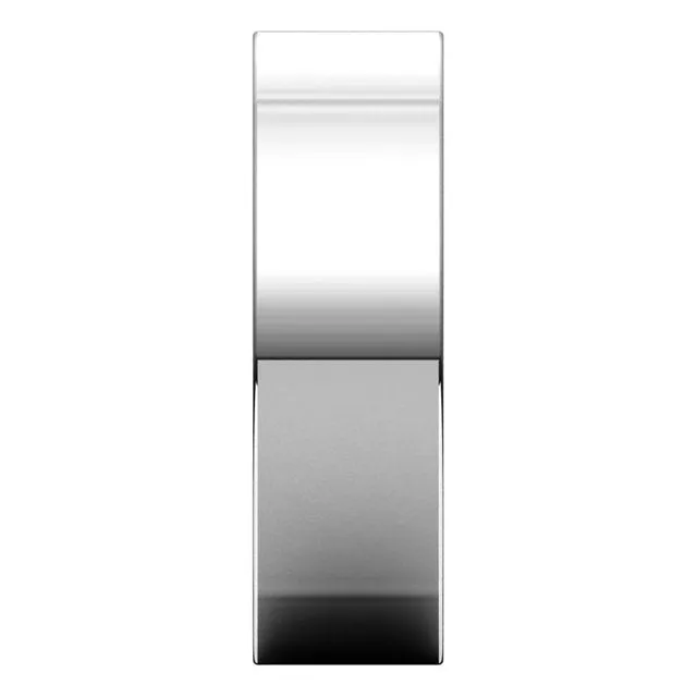 Platinum 6 mm Square Comfort Fit Wedding Band