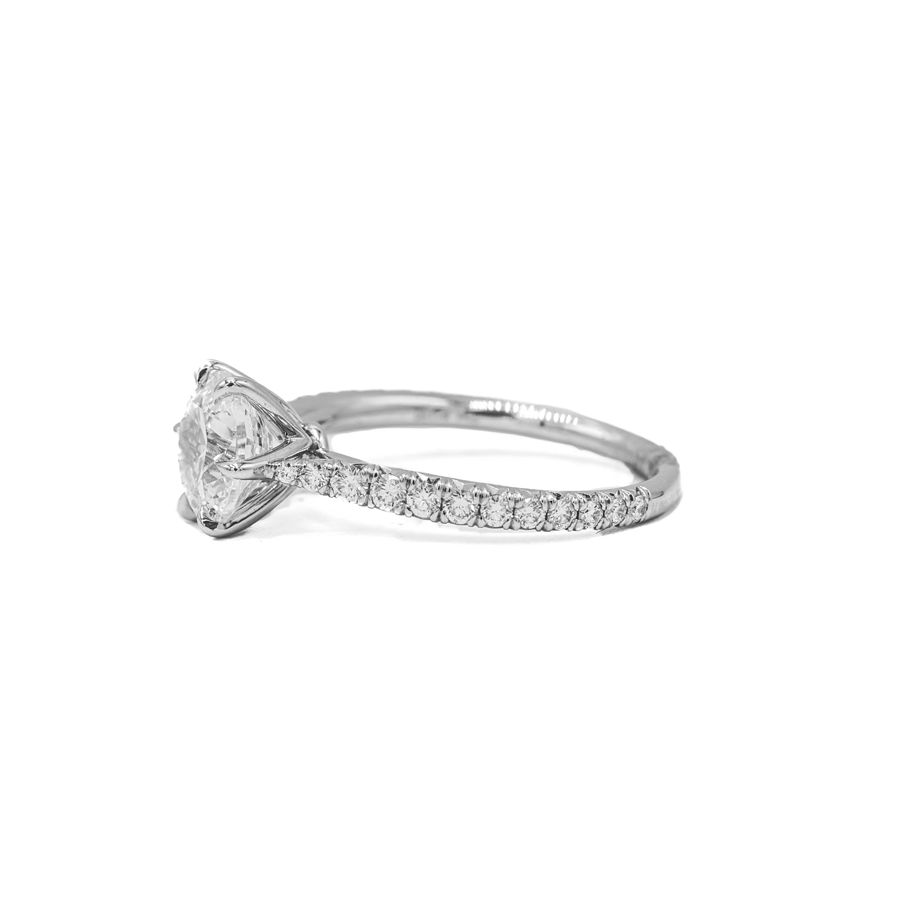 Platinum 6-Prong French Set Cathedral