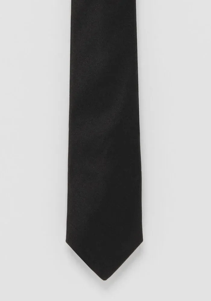 PSC Calvin Silk Black Tie