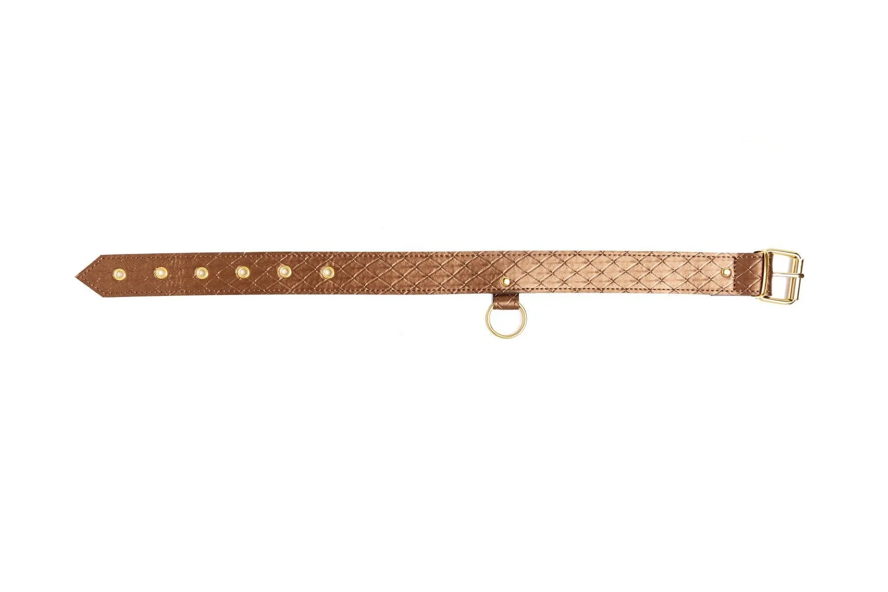 Quilted Embossed Collar and Leash Set