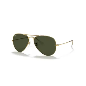 Ray Ban Aviator Classic Large - Metal Arista, G-15 Green