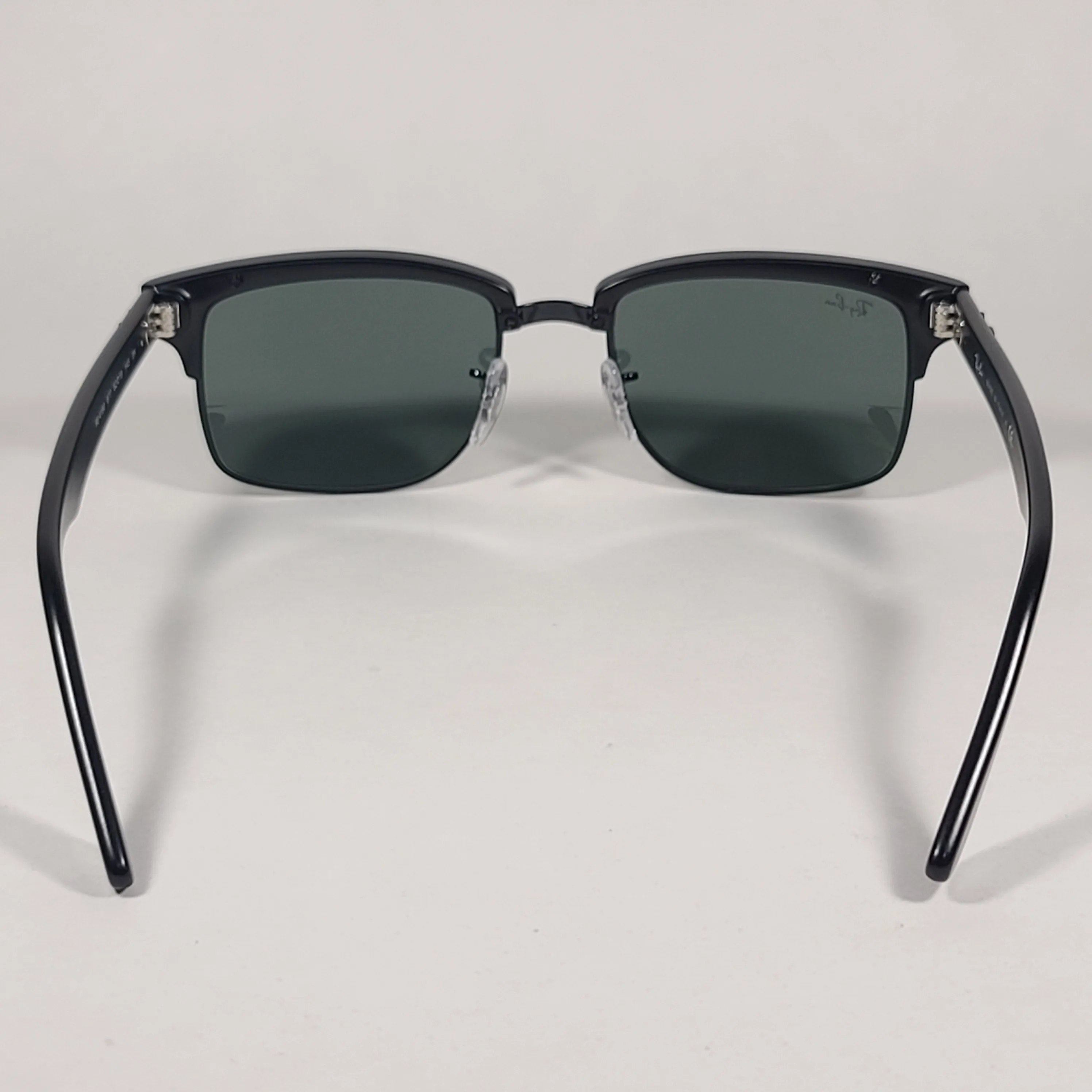 Ray-Ban Clubmaster Square Sunglasses Matte Black Gray Green Lens RB4190 877