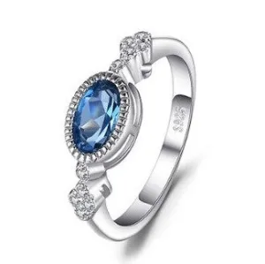 Real Natural Topaz Ring