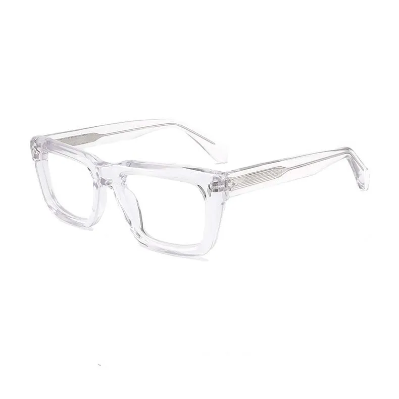 Revan Retro Rectangle Acetate Glasses Frame