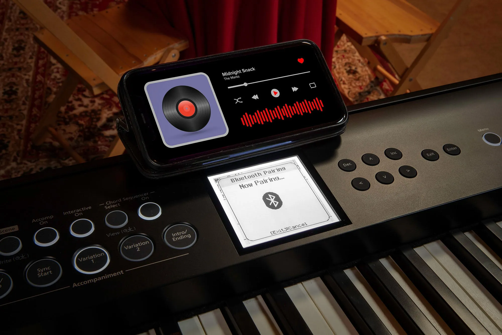 Roland FP-E50-BK Portable Piano with Interactive Backings