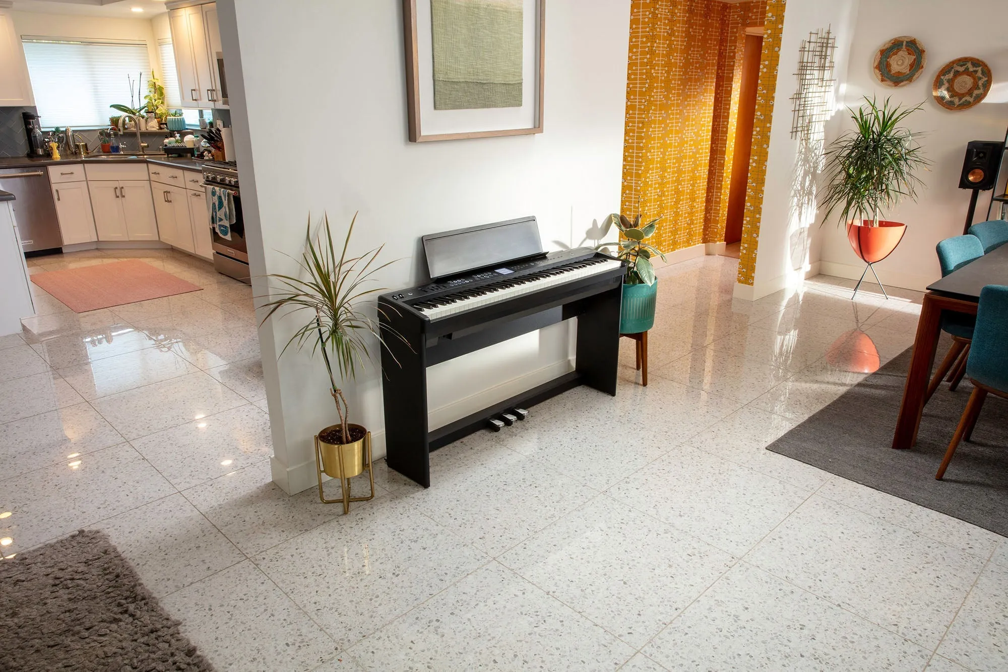 Roland FP-E50-BK Portable Piano with Stand and Pedal Unit