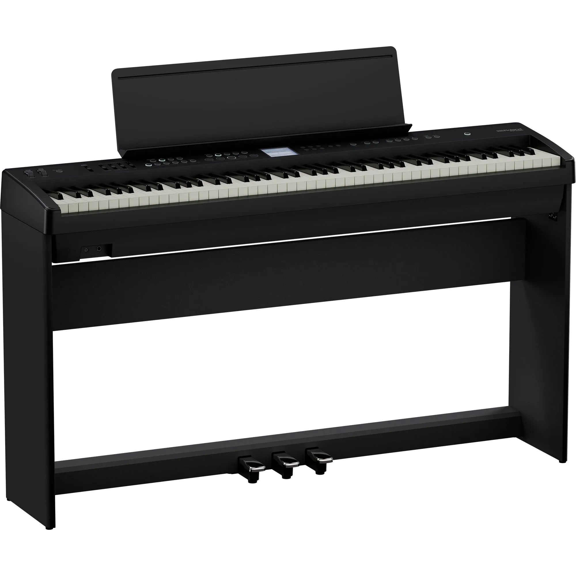 Roland FP-E50-BK Portable Piano with Stand and Pedal Unit