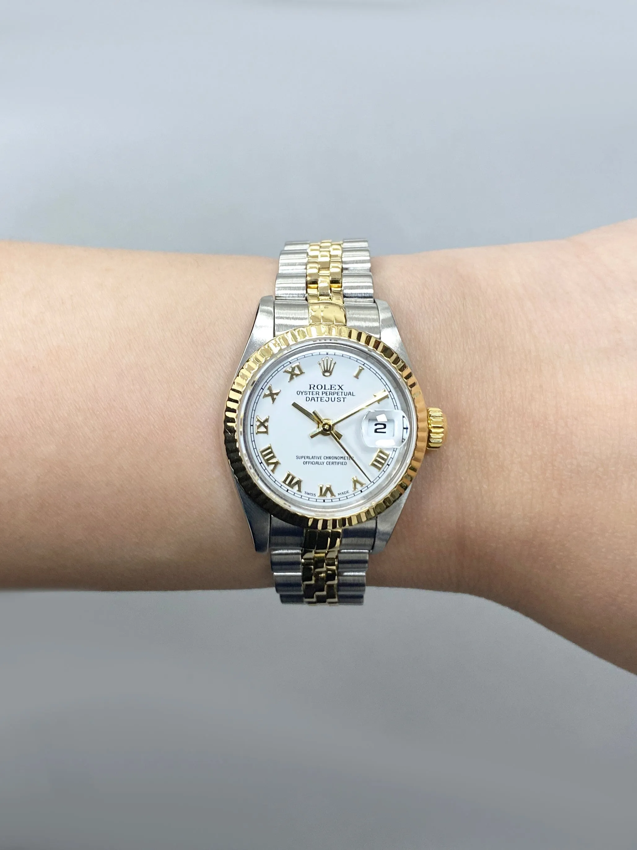 Rolex Datejust 79173 White Dial Ladies Watch Box Papers