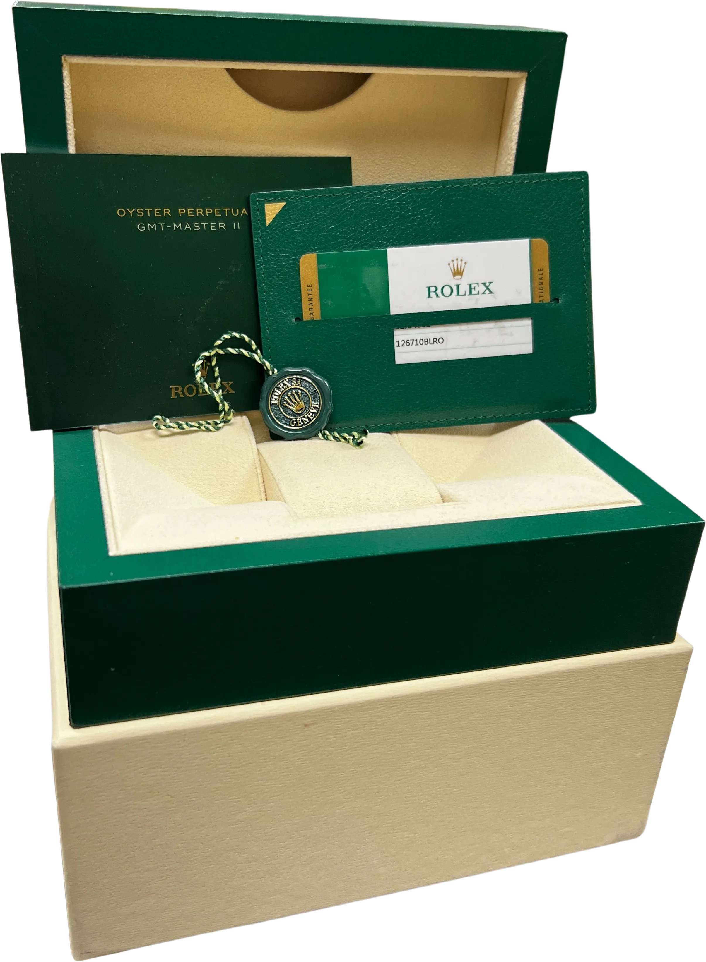 Rolex GMT-Master II 126710 BLRO PAPERS Stainless Jubilee PEPSI 40mm Watch B P