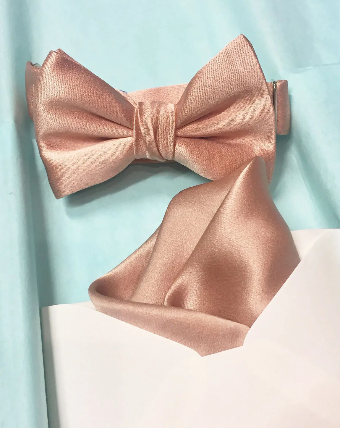 Rose Gold Bow Tie