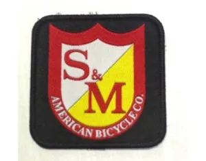 S&M Bikes Square Shield Patch
