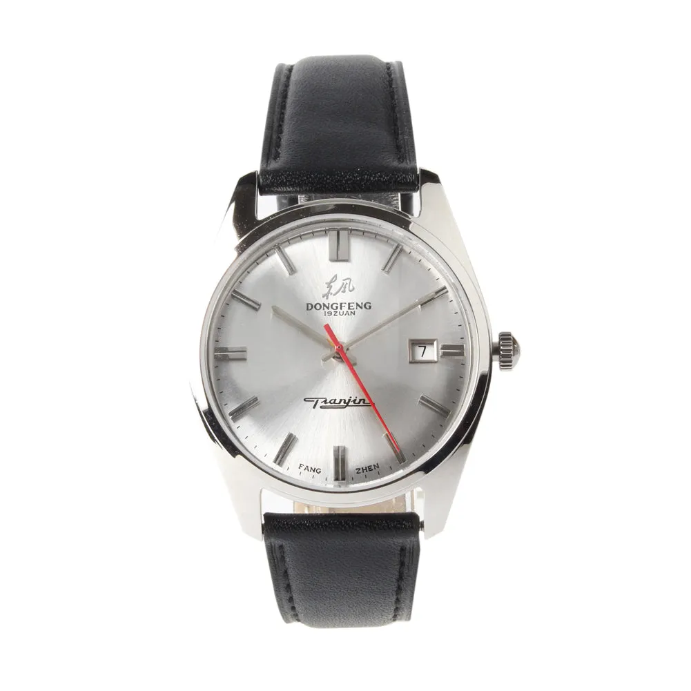 Seagull "Dongfeng"watch re-issue edition automatic self wind 38mm mechanical watch men FKDF sapphire crystal leather strap