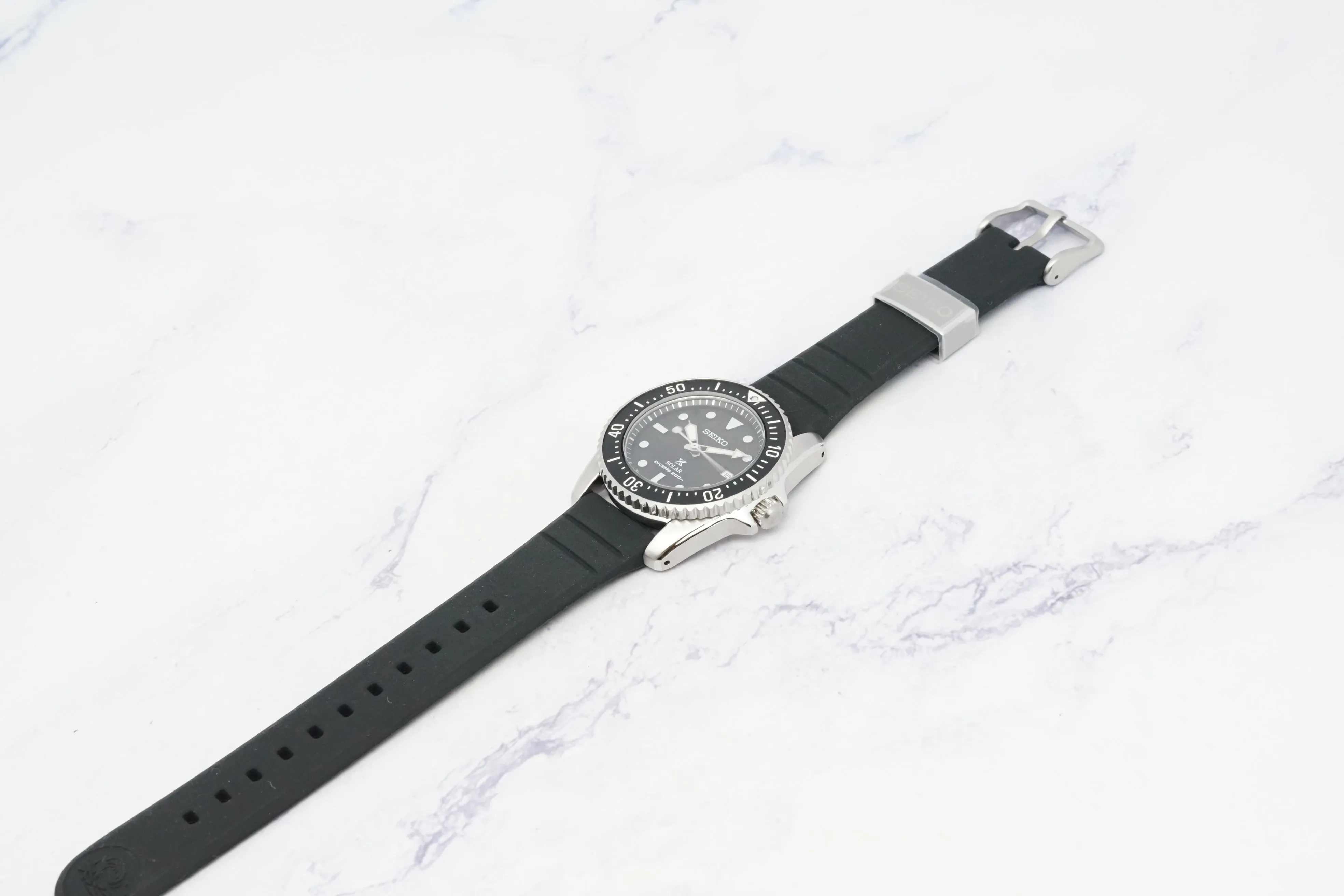Seiko Prospex SNE573P Black Dial Solar Diver Watch