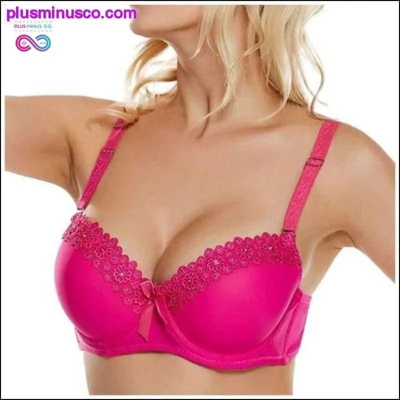 Sexy Lace Fashion Women Bow Push Up Bra Lingerie B Cup