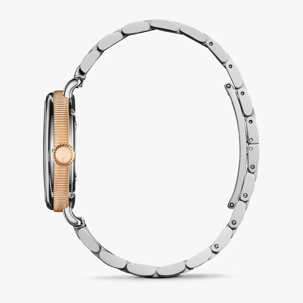Shinola Birdy 34mm Silver Rose Gold S0120001100