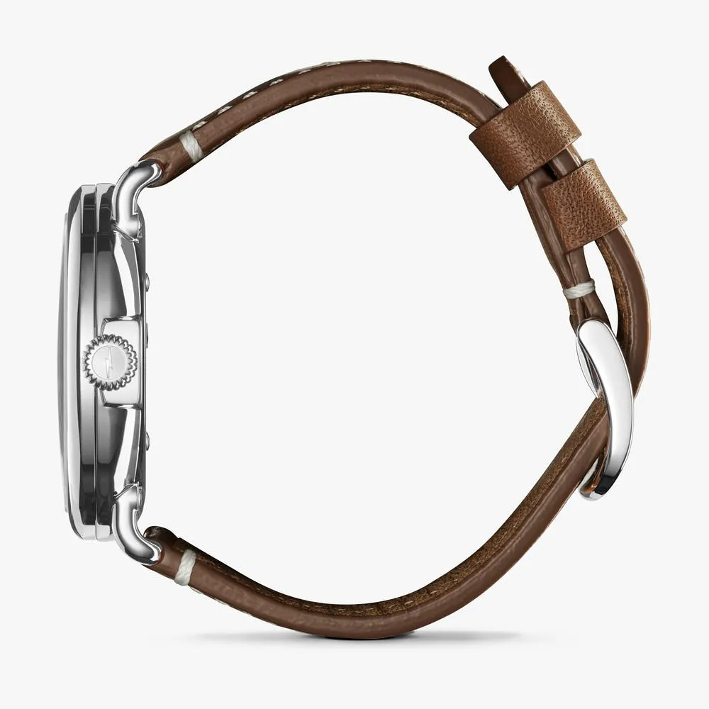 Shinola Runwell 41mm Cream Dial/Dark Brown Leather S0110000110